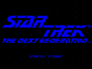 Shin Star Trek title screen for Super Famicom